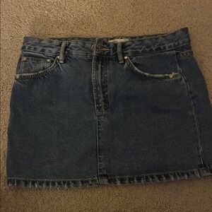 Zara Blue Denim Mini Skirt